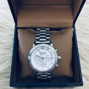 Beautiful COACH Silver Stainless Steel Wrist Watch